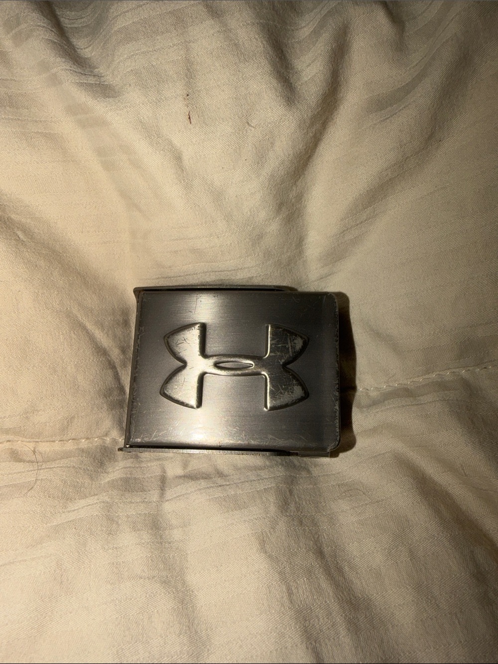 Under Armour Silver Men's Metal Belt Buckle